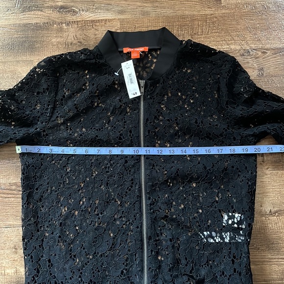 NWT Joe Fresh Lace Bomber Jacket - Picture 5 of 8